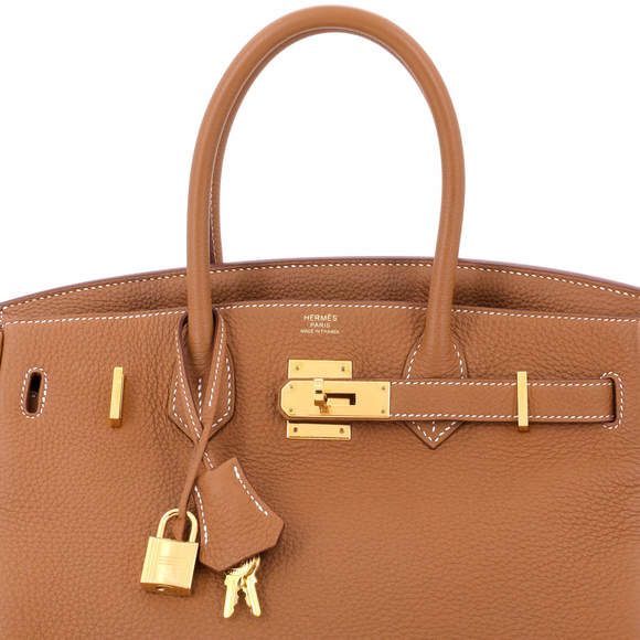 Hermes Birkin 30 Brown Togo with Gold Hardware - Picture 7 of 8